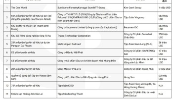 Thị Trường M&A Bất Động Sản Sôi Động Trở Lại Với 11 Thương Vụ Nổi Bật Trong 9 Tháng Đầu Năm 2024