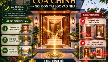 Cửa Chính – Nơi Đón Tài Lộc Vào Nhà