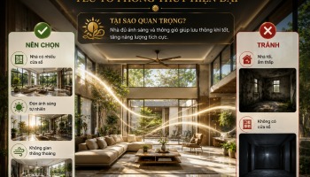Ánh Sáng Và Thông Gió – Yếu Tố Phong Thủy Hiện Đại